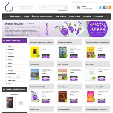 Kristīgās literatūras un dāvanu veikals, Amnis, SIA